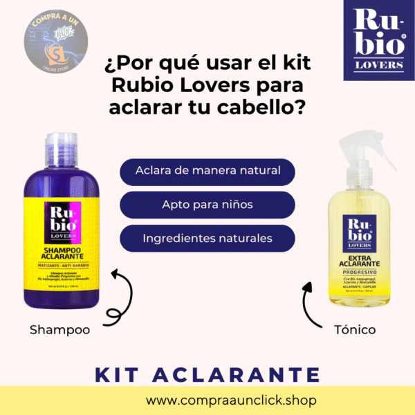 kit aclarante rubio lovers 2