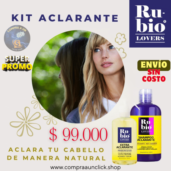 kit aclarante rubio lovers promo 2