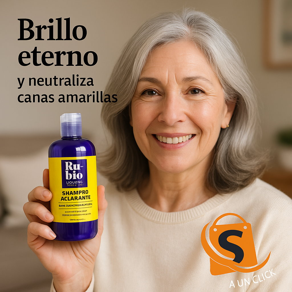Antes y después de usar el shampoo matizador