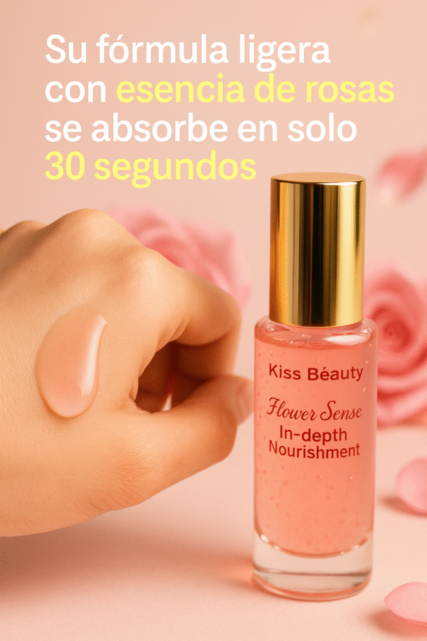Serum Facial de Rosas Kiss Beauty | Hidrata y Calma tu Piel | Compra a Un Click - Imagen 2