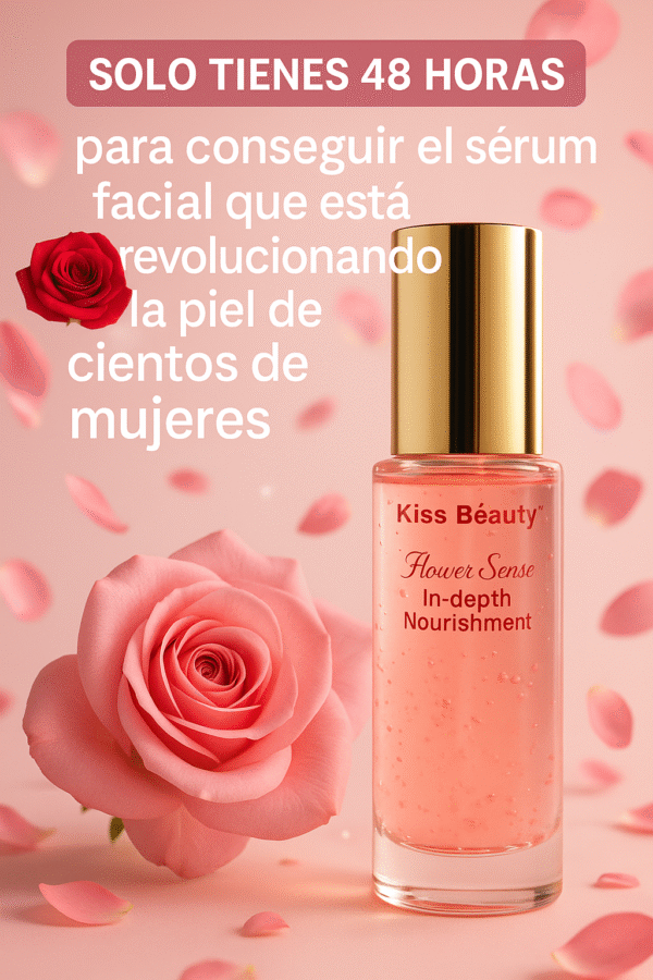 Serum Facial de Rosas Kiss Beauty | Hidrata y Calma tu Piel | Compra a Un Click - Imagen 7