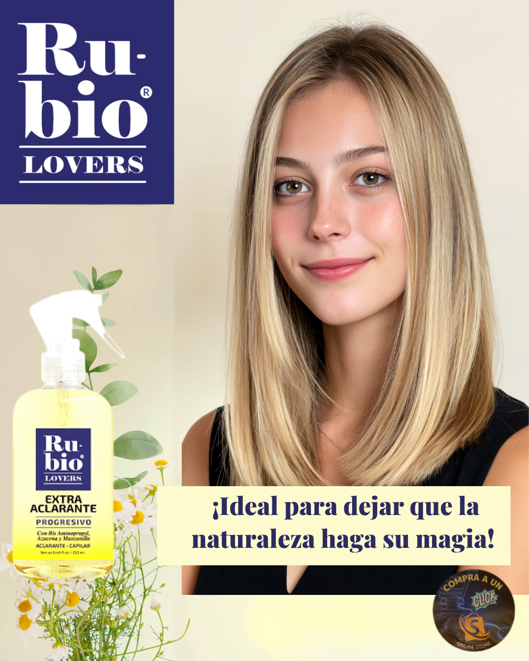 Aclarante Capilar Natural Sin Maltrato | Rubio Lovers Colombia aclarante capilar natural sin maltrato resultados