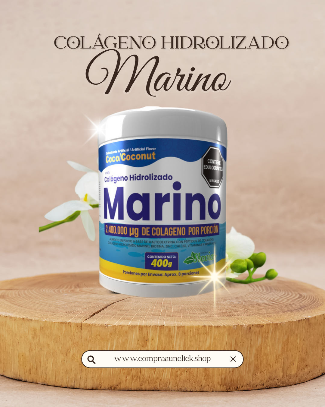 colágeno hidrolizado marino x 400 gr colágeno hidrolizado marino x 400 gr