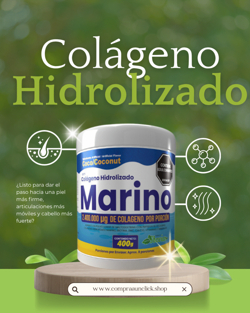 Colágeno Hidrolizado: guía experta para piel, articulaciones y cabello colágeno hidrolizado marino x 400 gr