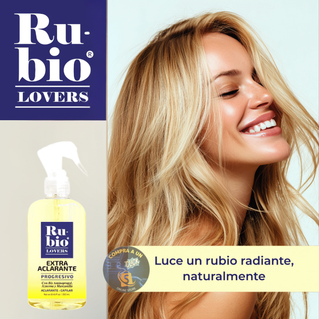 Tratamiento Aclarante Progresivo con Ingredientes Naturales | Rubio Lovers rubio lovers aclarante 3