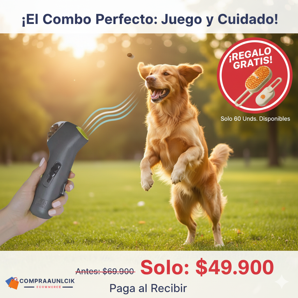 Obsequio Cepillo a Vapor 3-en-1 para Mascotas